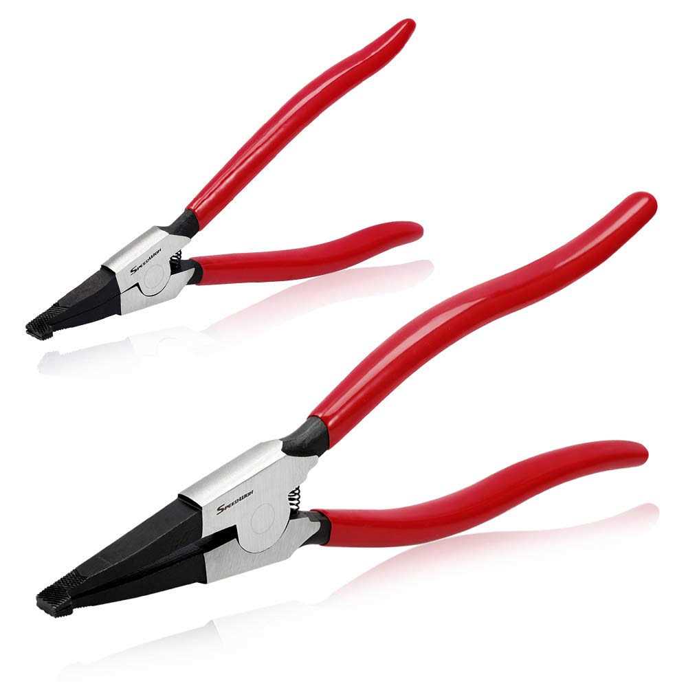 SPEEDWOX Lock Ring Pliers Special Retaining Ring Pliers for Removing Installing Gearshift Locking Rings Angle Tip Circlip Plier - Zenithce
