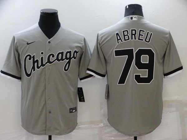 Chicago White Sox #79 Jose Abreu Grey Cool Base Stitched Jersey - Zenithce