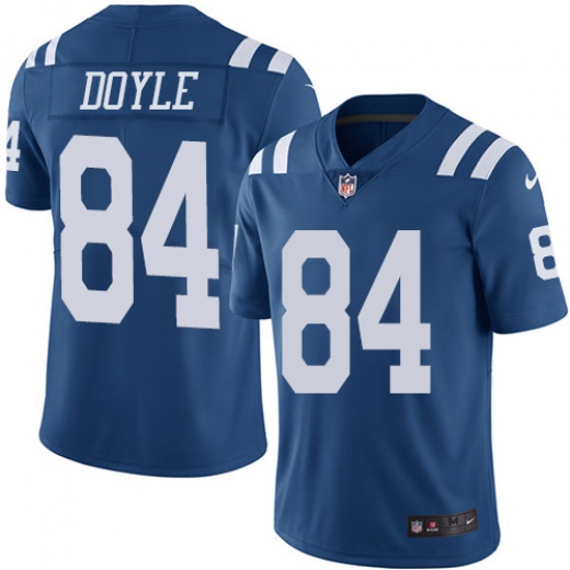 Indianapolis Colts #84 Jack Doyle Royal Blue Vapor Untouchable Limited Stitched Jersey - Zenithce