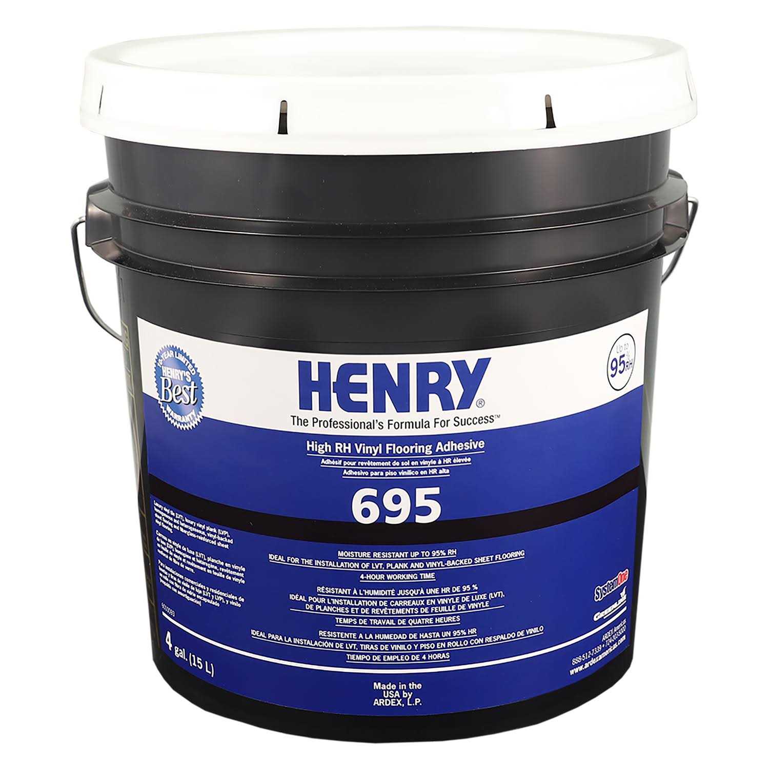 Henry 356 MultiPro Premium Multipurpose Carpet & Sheet Vinyl Adhesive 1 qt - Zenithce