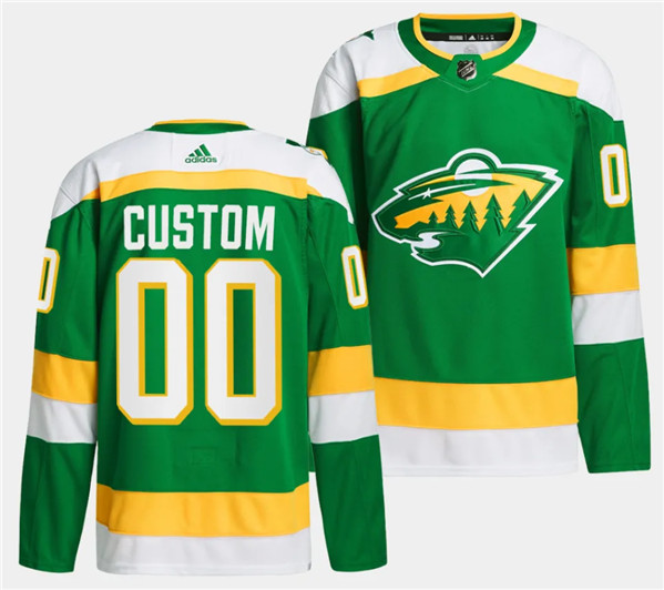 Minnesota Wild Custom Green 2023-24 Stitched Jersey - Zenithce