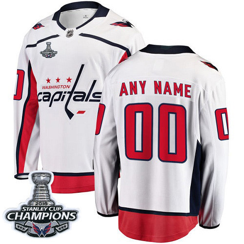 Washington Capitals Custom Stanley Cup Champions Name Number Size NHL Stitched Jersey - Zenithce