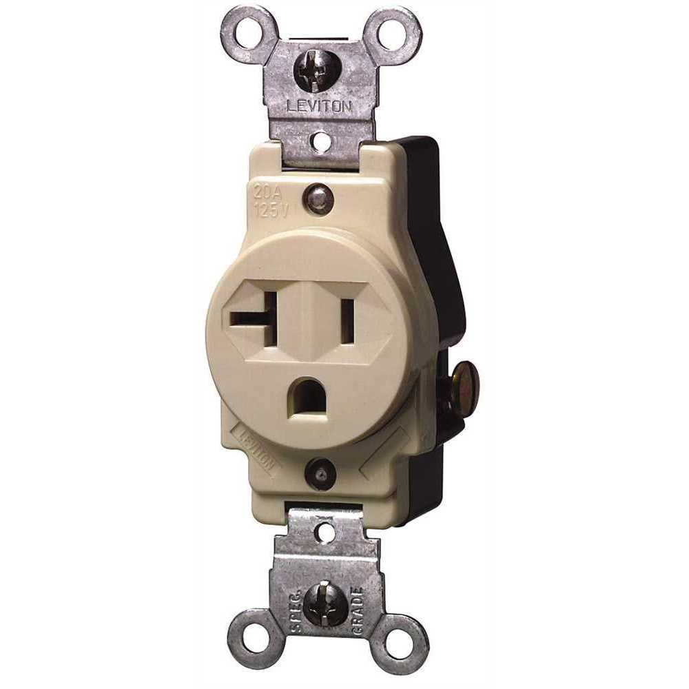 Leviton 5801 Single Receptacle - Zenithce