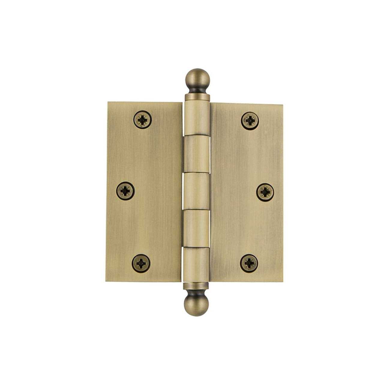 Nostalgic Warehouse 3.5 Ball Tip Residential Hinge Square Corners - Zenithce