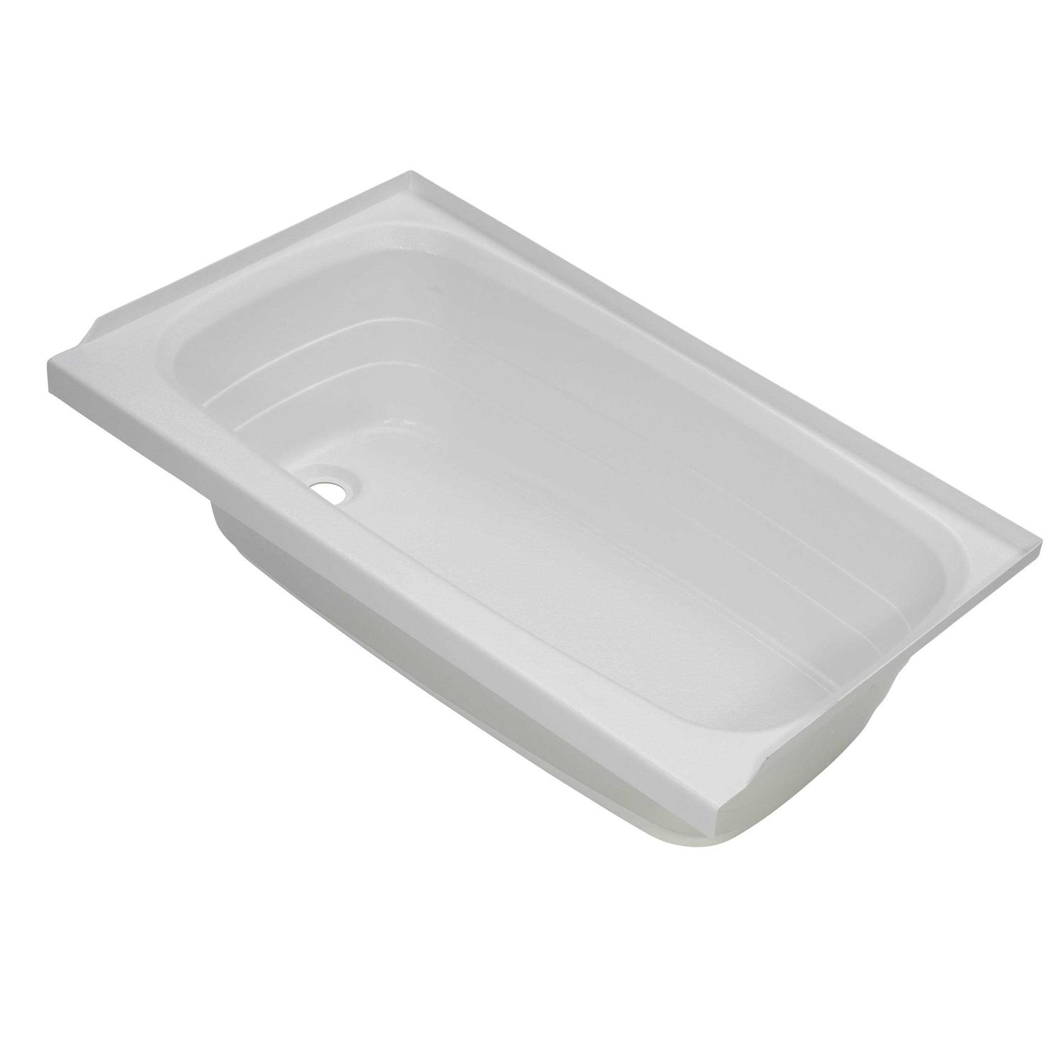 Lippert COMP White-Center Drain 209648 - Zenithce