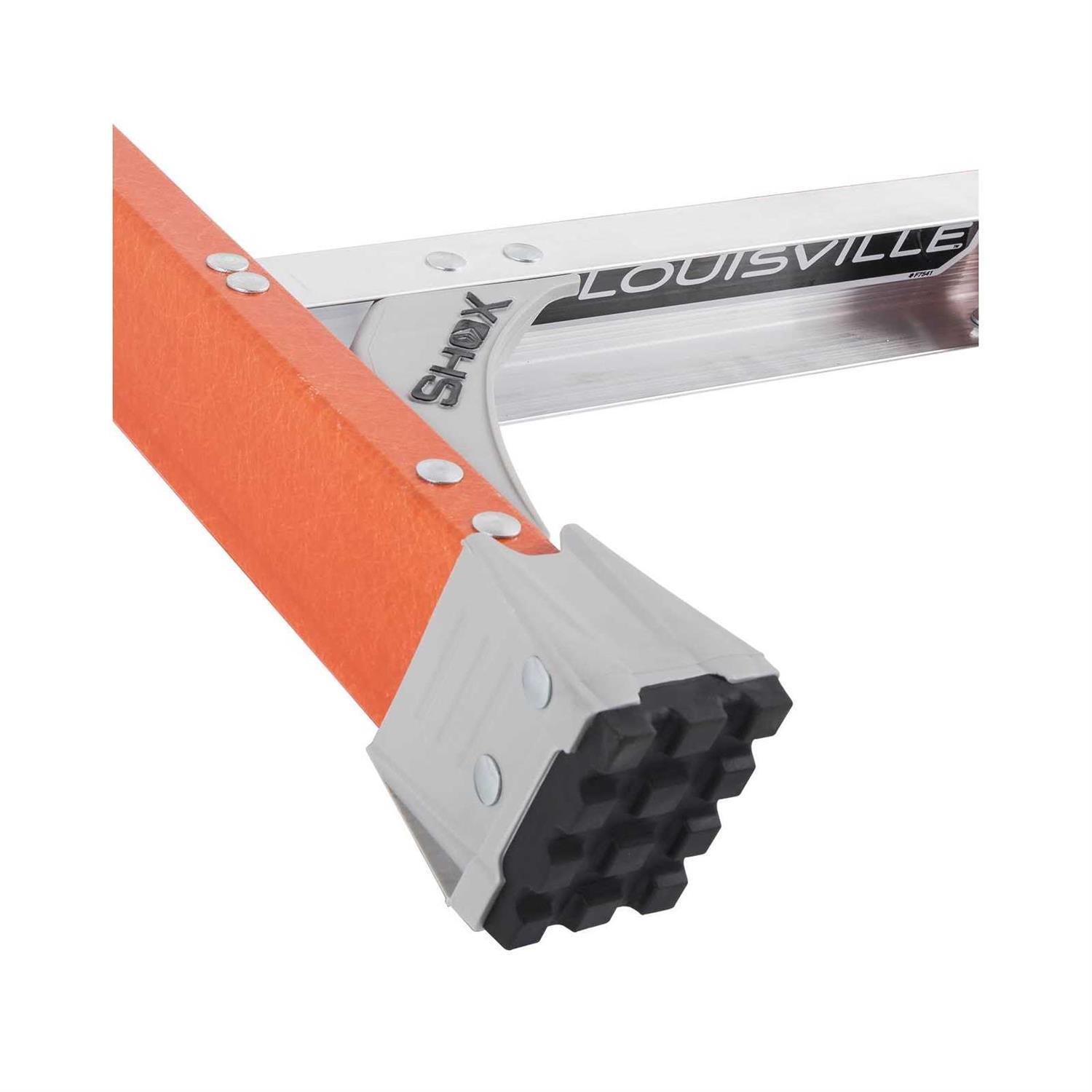 Louisville Ladder 6 ‘ Fiberglass Step, 10’ Reach, 225-lb, Load Capacity, W-3217-06, Size: 6-Foot - Zenithce