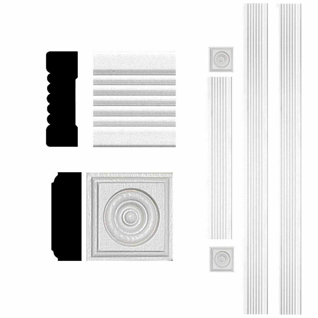 House of Fara 3/4 in. x 3/4 in. x 96 in. Hardwood Picture Frame Moulding - Zenithce