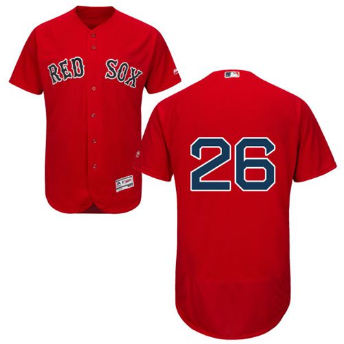 Red Sox #26 Wade Boggs Red Flexbase Authentic Collection Stitched Jersey - Zenithce