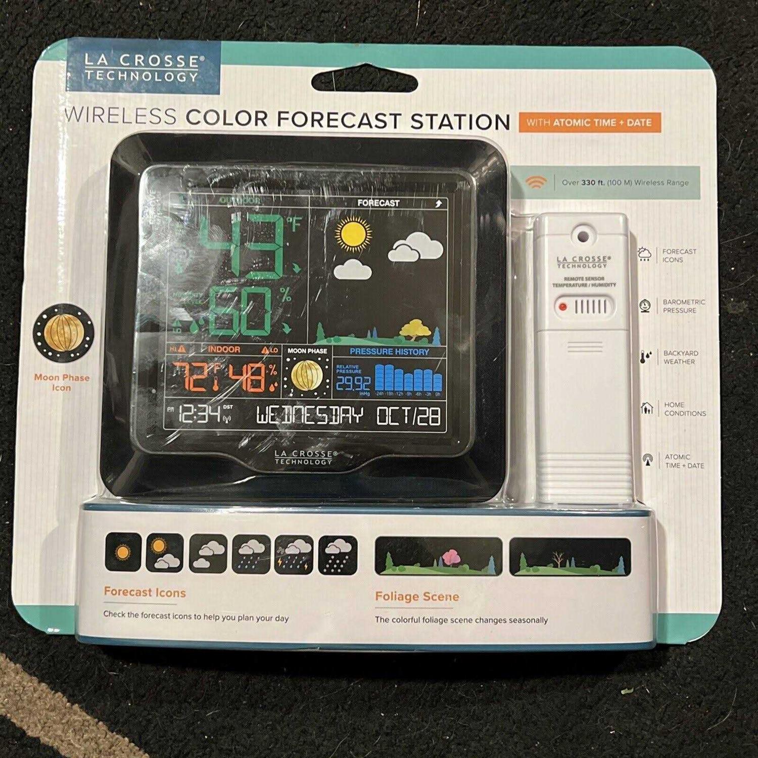 La Crosse Technology Wireless Color Forecast Station - Zenithce