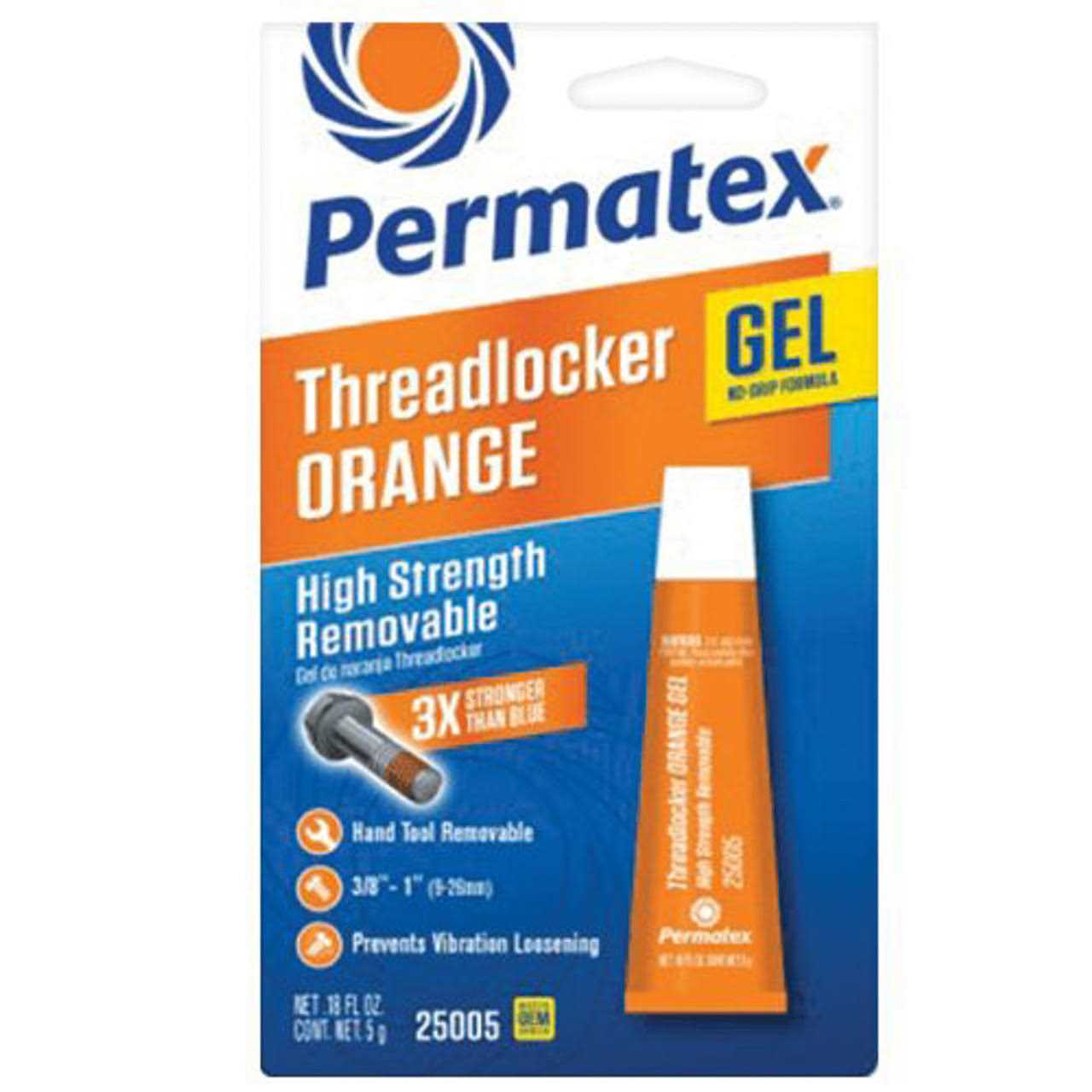 Permatex Gel Threadlocker Strength - Zenithce