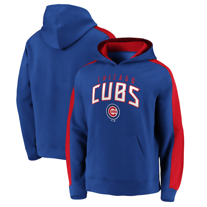 Chicago Cubs Royal Game Time Arch Pullover Hoodie - Zenithce