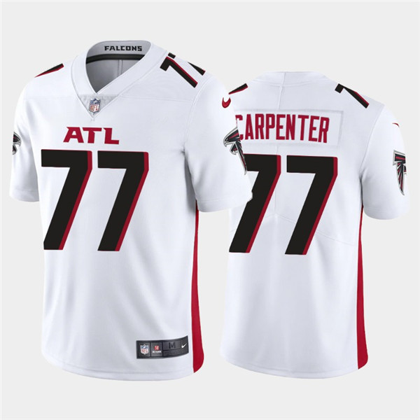 Atlanta Falcons #77 James Carpenter 2020 White Vapor Untouchable Limited Stitched Jersey - Zenithce