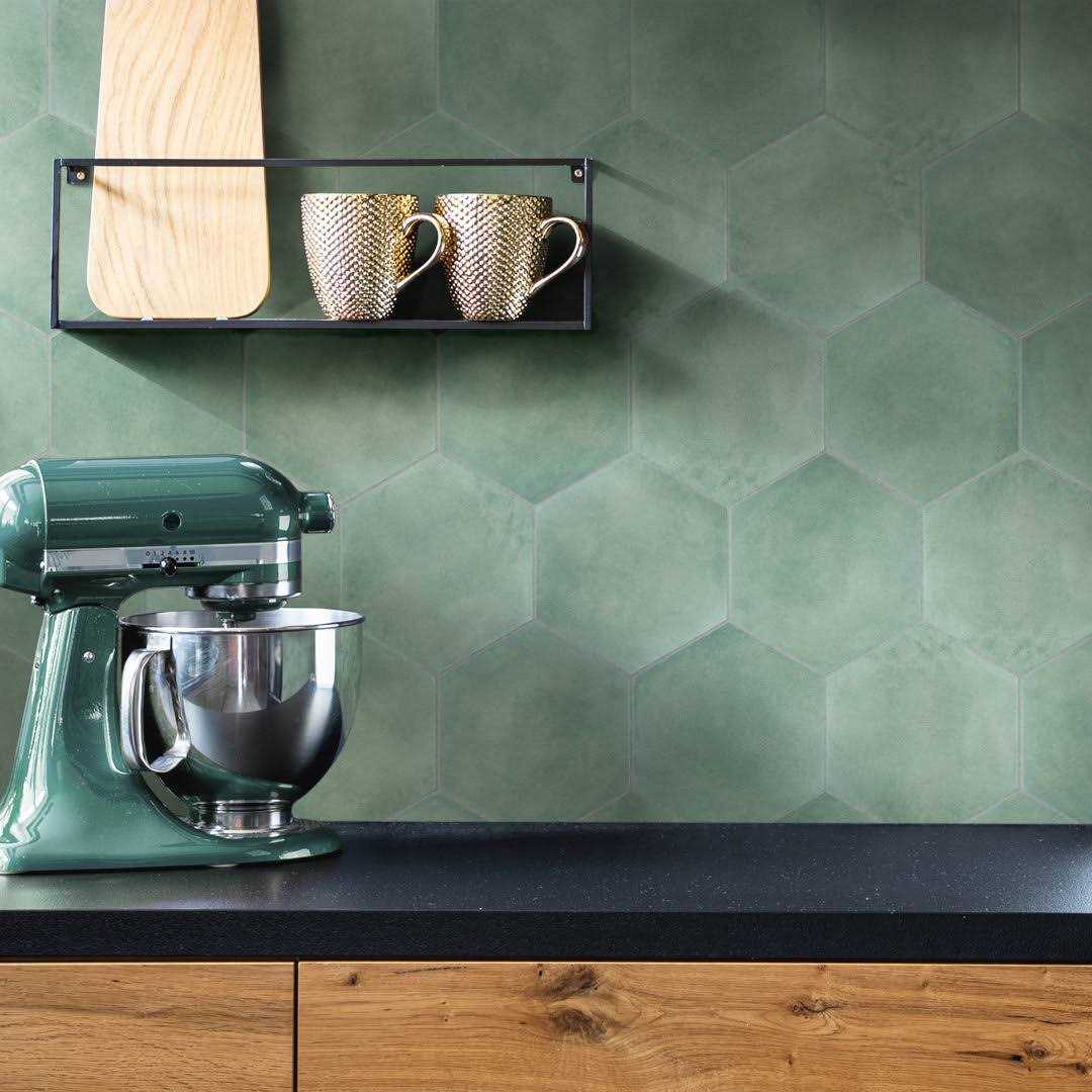 Merola Tile Matter Hex 7-7/8 in. x 9 in. Porcelain Floor and Wall Tile - Zenithce