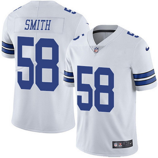 Dallas Cowboys #58 Mazi Smith White Vapor Untouchable Stitched Jersey - Zenithce