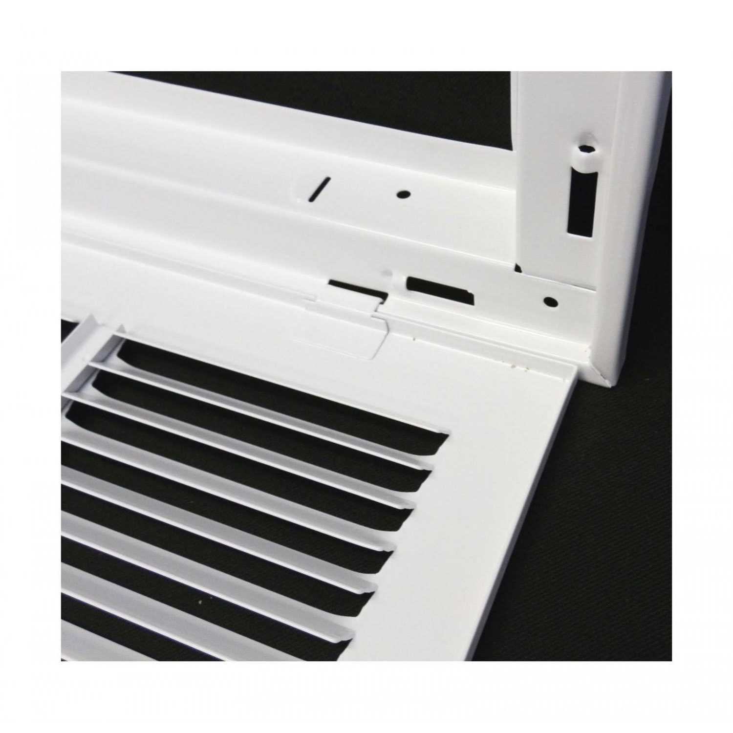 Steel Return Air Filter Grille for 1 Filter - Zenithce