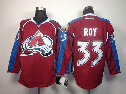 Avalanche #33 Patrick Roy Red Home Stitched Jersey - Zenithce