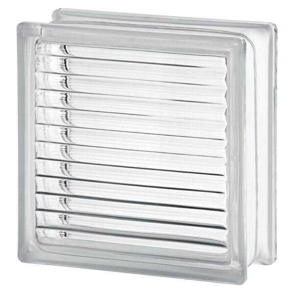 Quality Glass Block 7.5 x 7.5 x 3 Basic Marina Glass Block - Zenithce