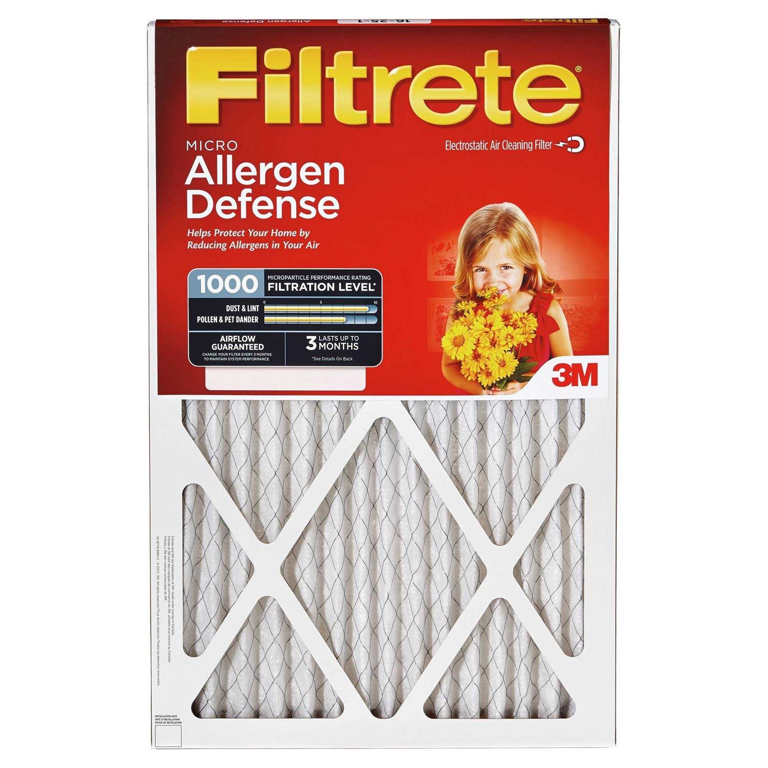 Filtrete AL16-4 Air Filter 16 in L 16 in W - Zenithce