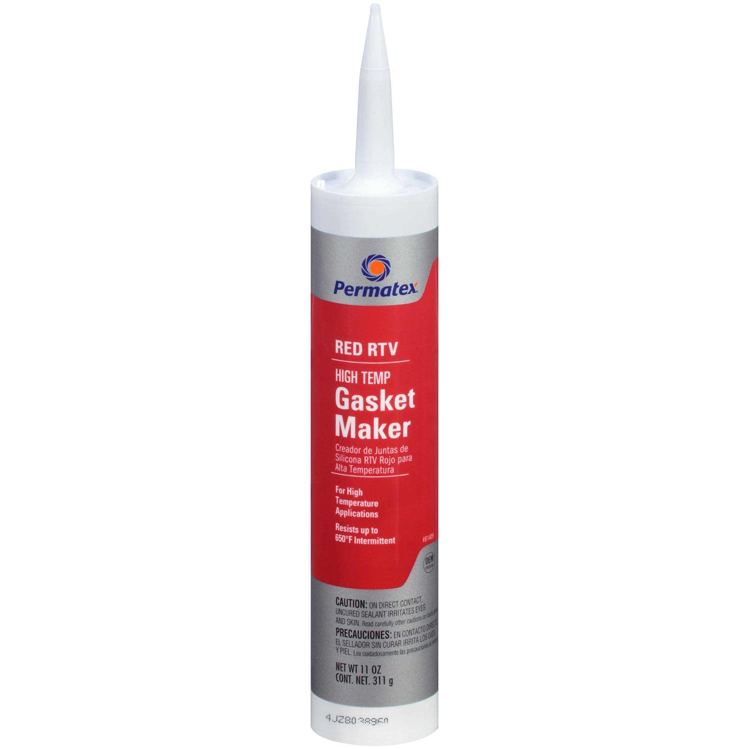Permatex 81409 High-Temp Red RTV Silicone Gasket - Zenithce