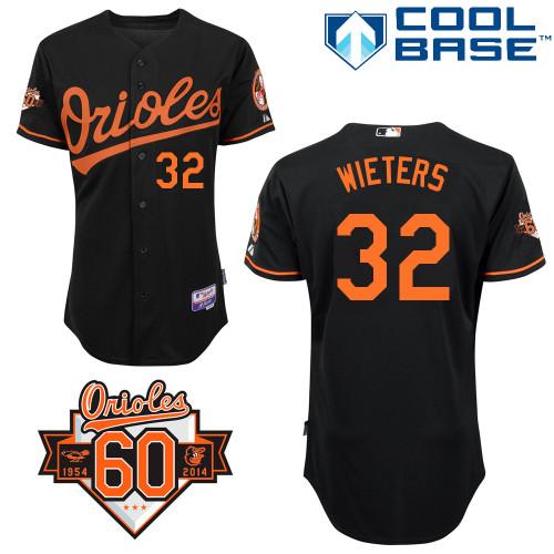 Orioles #32 Matt Wieters Black Cool Base Stitched Jersey - Zenithce