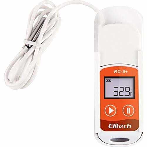 Elitech RC-5+ Reusable USB Temperature Data Logger with Auto PDF Report - Zenithce