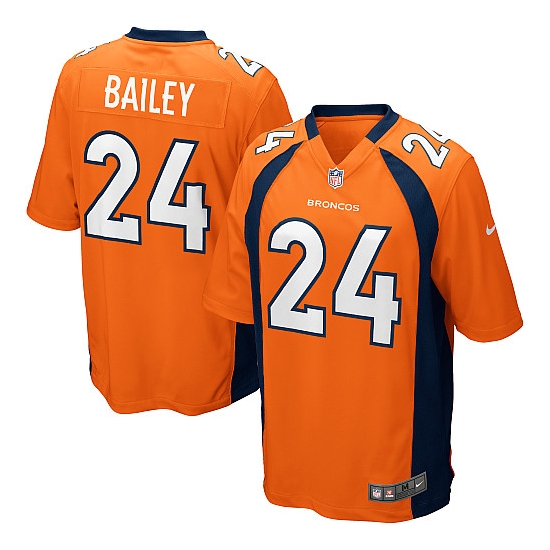 Denver Broncos #24 Champ Bailey Orange Vapor Untouchable Limited Stitched Jersey - Zenithce