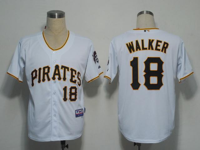 Pirates #18 Neil Walker White Stitched Jersey - Zenithce