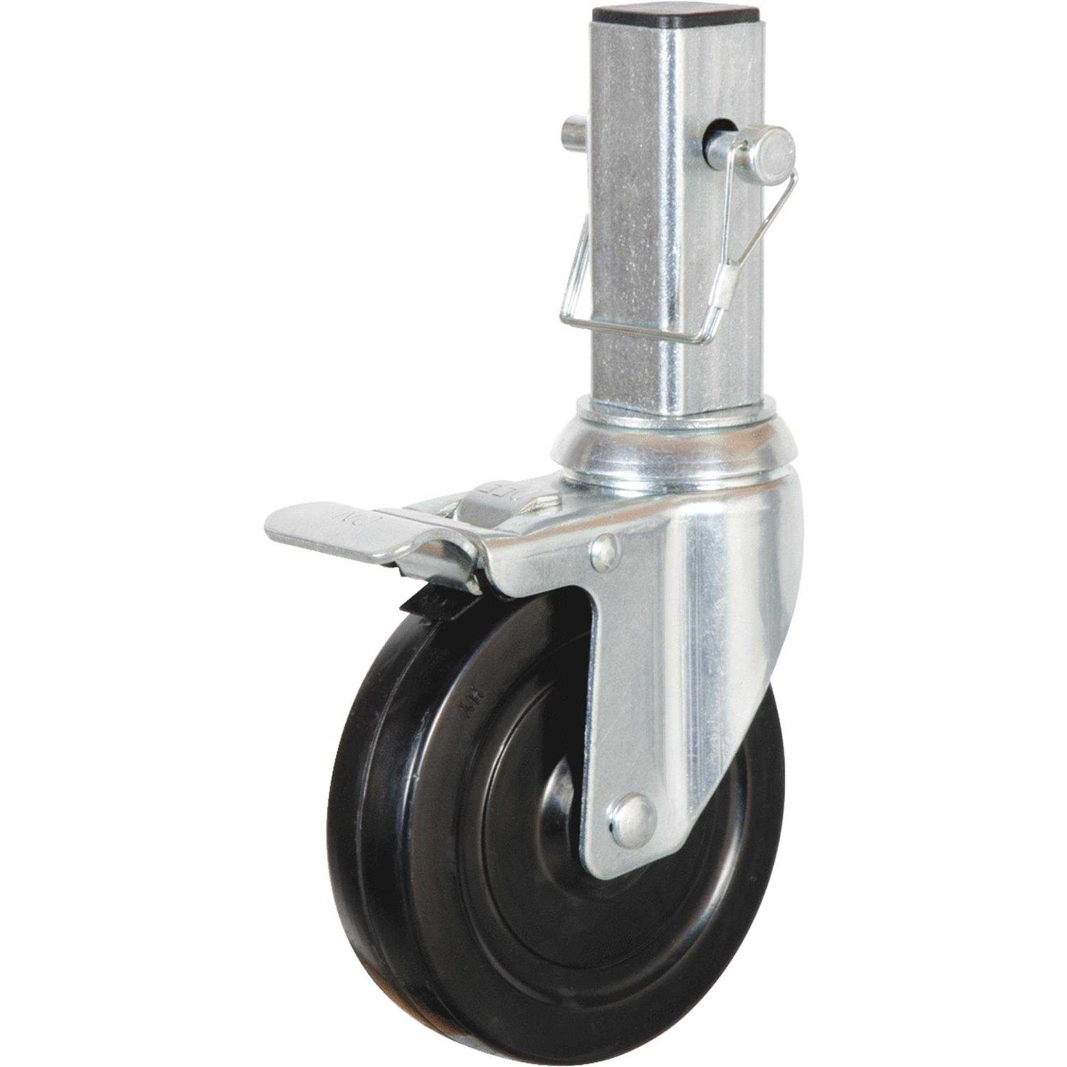 Metaltech Heavy-Duty 8in Scaffold Caster with Foot Brake M-MBC8K4 - Zenithce