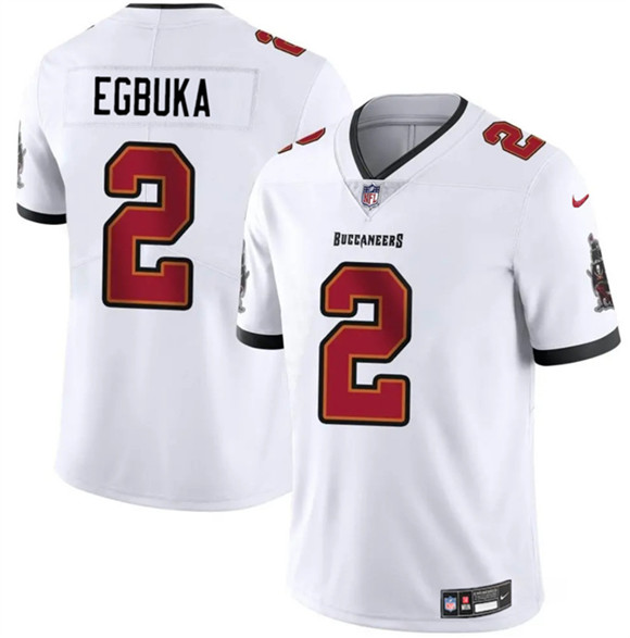 Tampa Bay Buccaneers #2 Emeka Egbuka White 2025 Draft Vapor Untouchable Limited Football Stitched Jersey - Zenithce