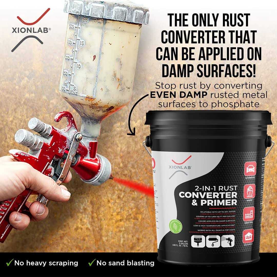 Xion Lab 2 in 1 Rust Converter & Metal Primer - Zenithce