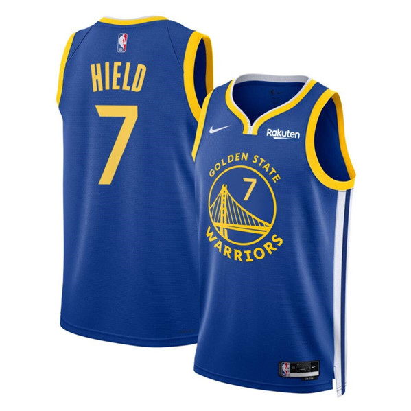 Golden State Warriors #7 Buddy Hield Blue Icon Edition Stitched Jersey - Zenithce