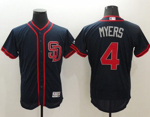 Padres #4 Wil Myers Navy Blue Fashion Stars Stripes Flexbase Authentic Stitched Jersey - Zenithce