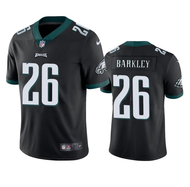 Philadelphia Eagles #26 Saquon Barkley Black Vapor Untouchable Limited Stitched Jersey - Zenithce