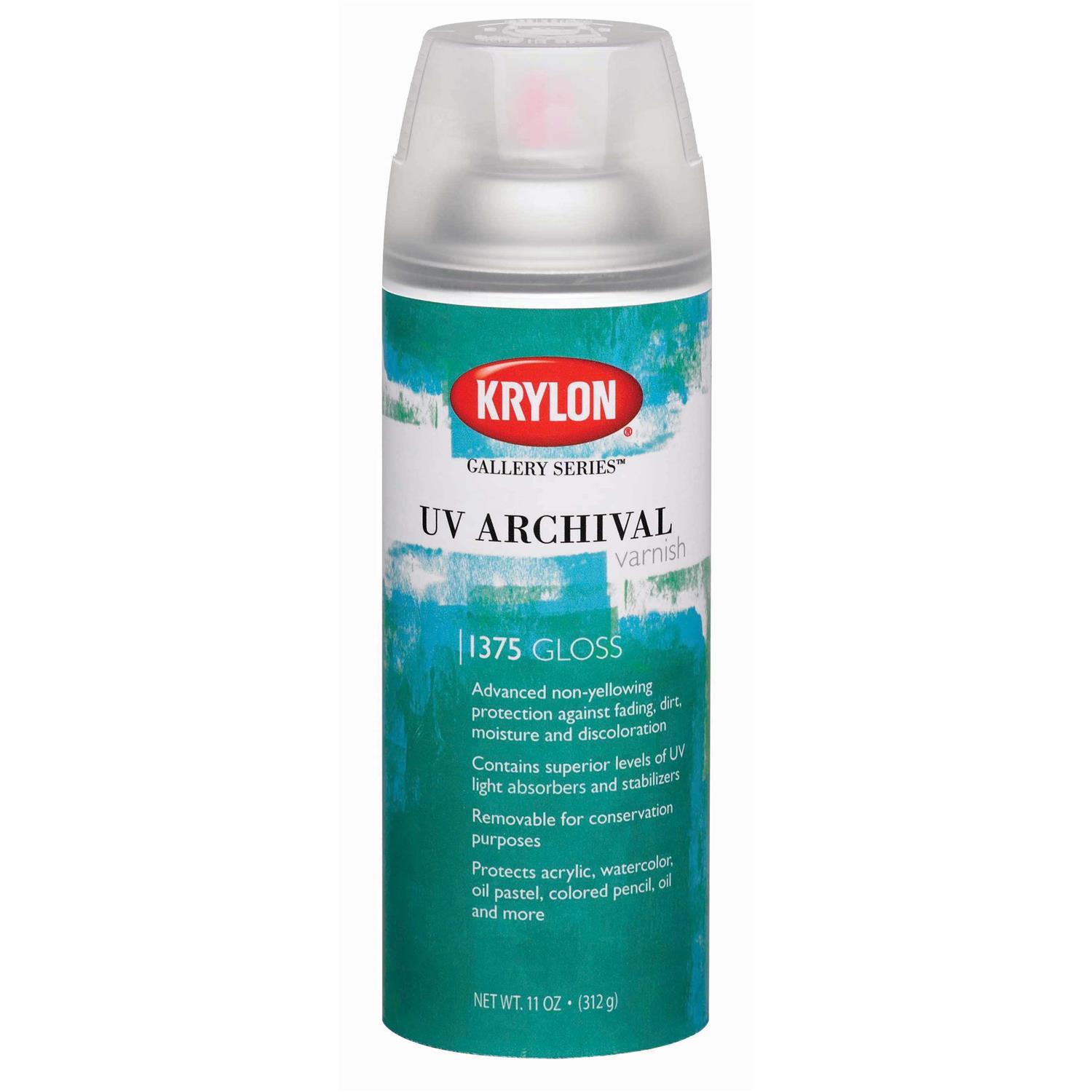 Krylon UV Archival Spray Varnish - Zenithce