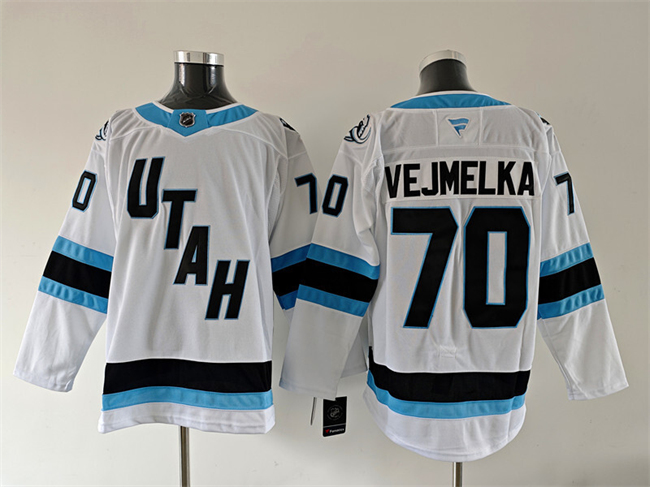 Utah Mammoth #70 Karel Vejmelka White 2025 Stitched Jersey - Zenithce