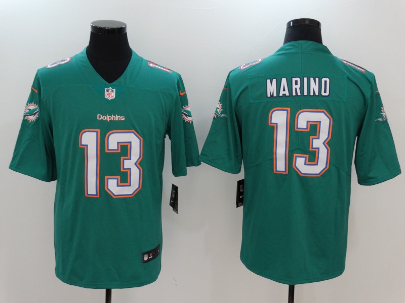 Miami Dolphins #13 Dan Marino Teal Vapor Untouchable Player Limited Jersey - Zenithce