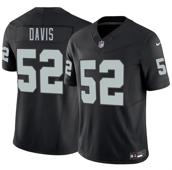 Las Vegas Raiders #52 Jamin Davis Black 2026 F.U.S.E. Vapor Untouchable Limited Stitched Jersey - Zenithce