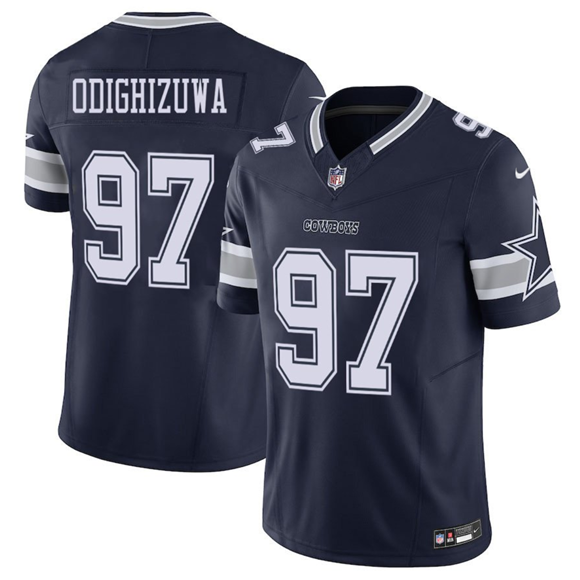 Dallas Cowboys #97 Osa Odighizuwa Navy 2025 F.U.S.E Vapor Untouchable Limited Football Stitched Jersey - Zenithce