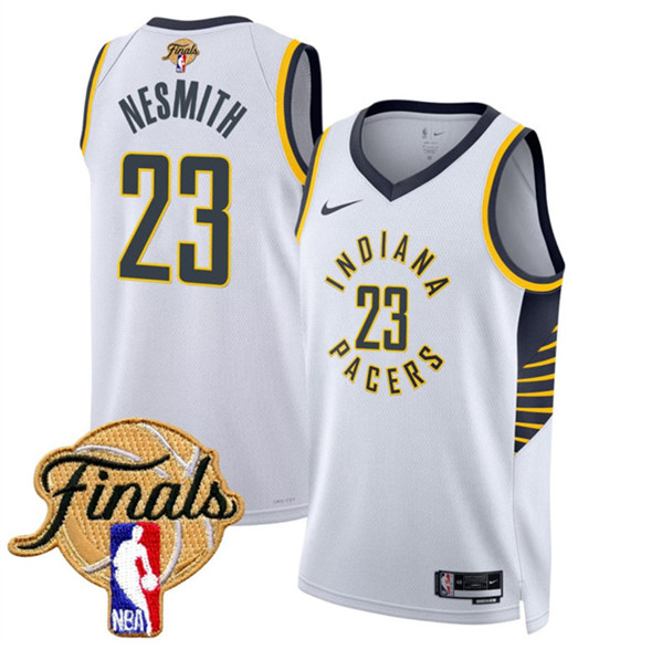 Indiana Pacers #23 Aaron Nesmith White 2025 Finals Association Edition Stitched Jersey - Zenithce