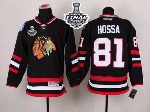 Blackhawks #81 Marian Hossa Black 2014 Stadium Series 2015 Stanley Cup Stitched Jersey - Zenithce