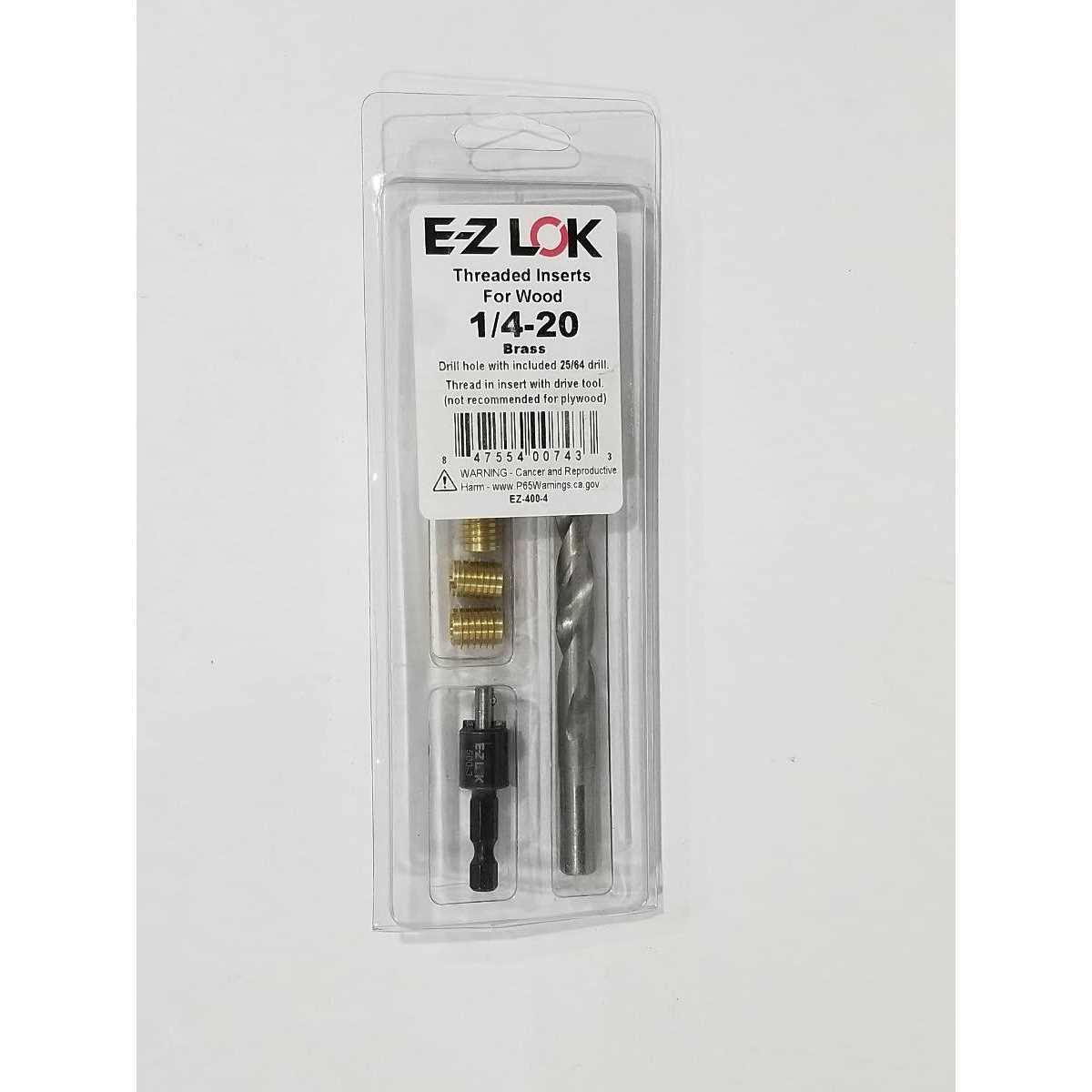 E-Z Lok Ek21020 Helical Threaded Insert Kit 304 Stainless Steel - Zenithce