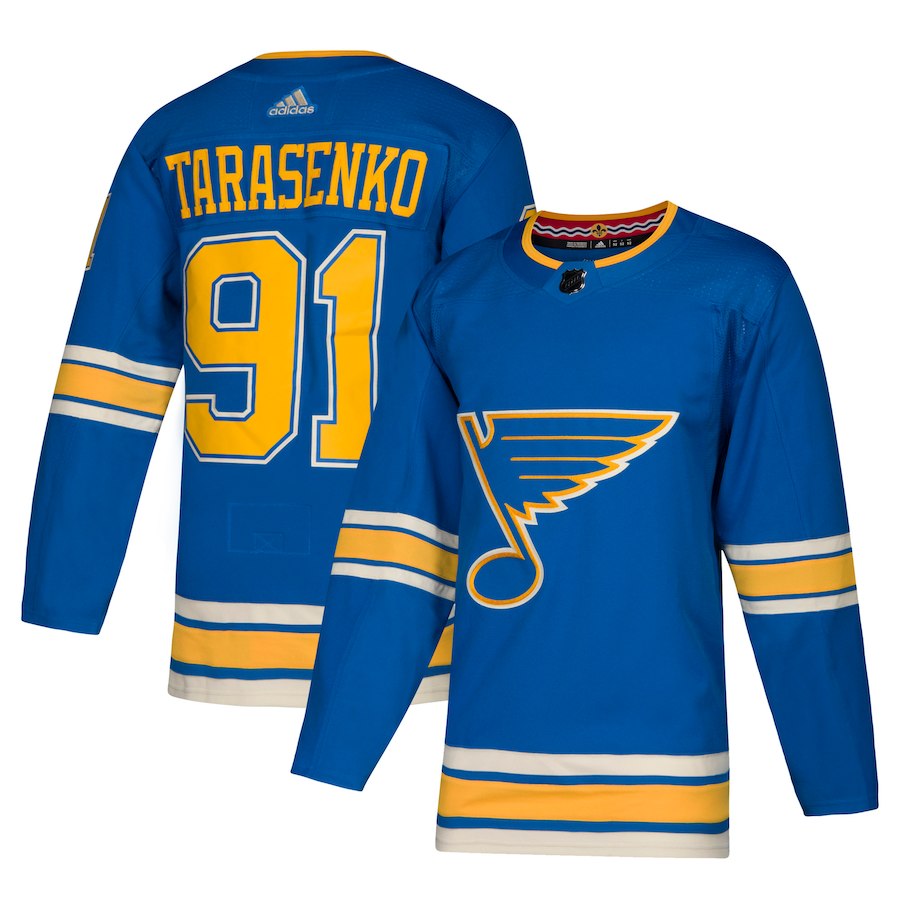 St. Louis Blues #91 Vladimir Tarasenko Blue Stitched Jersey - Zenithce