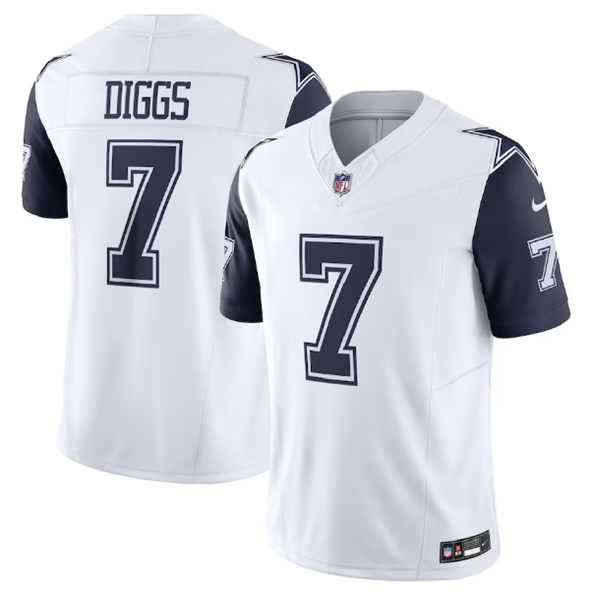 Dallas Cowboys #7 Trevon Diggs White 2023 F.U.S.E. Vapor Limited Stitched Jersey - Zenithce