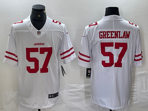 San Francisco 49ers #57 Dre Greenlaw White Vapor Untouchable Limited Stitched Jersey - Zenithce