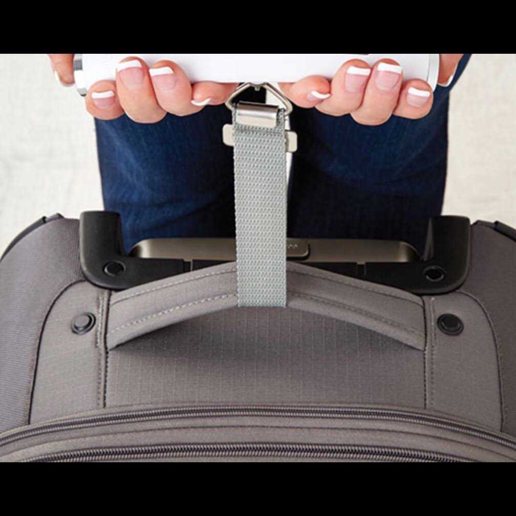 Protege 80lb Capacity Manual Travel Luggage Scale with Strap - Zenithce