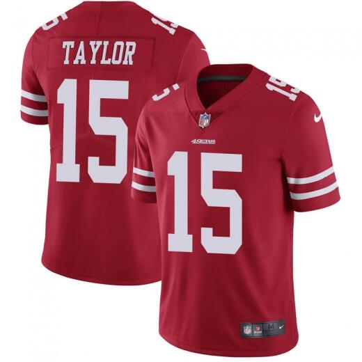 San Francisco 49ers #15 Trent Taylor Red Vapor Untouchable Limited Stitched Jersey - Zenithce