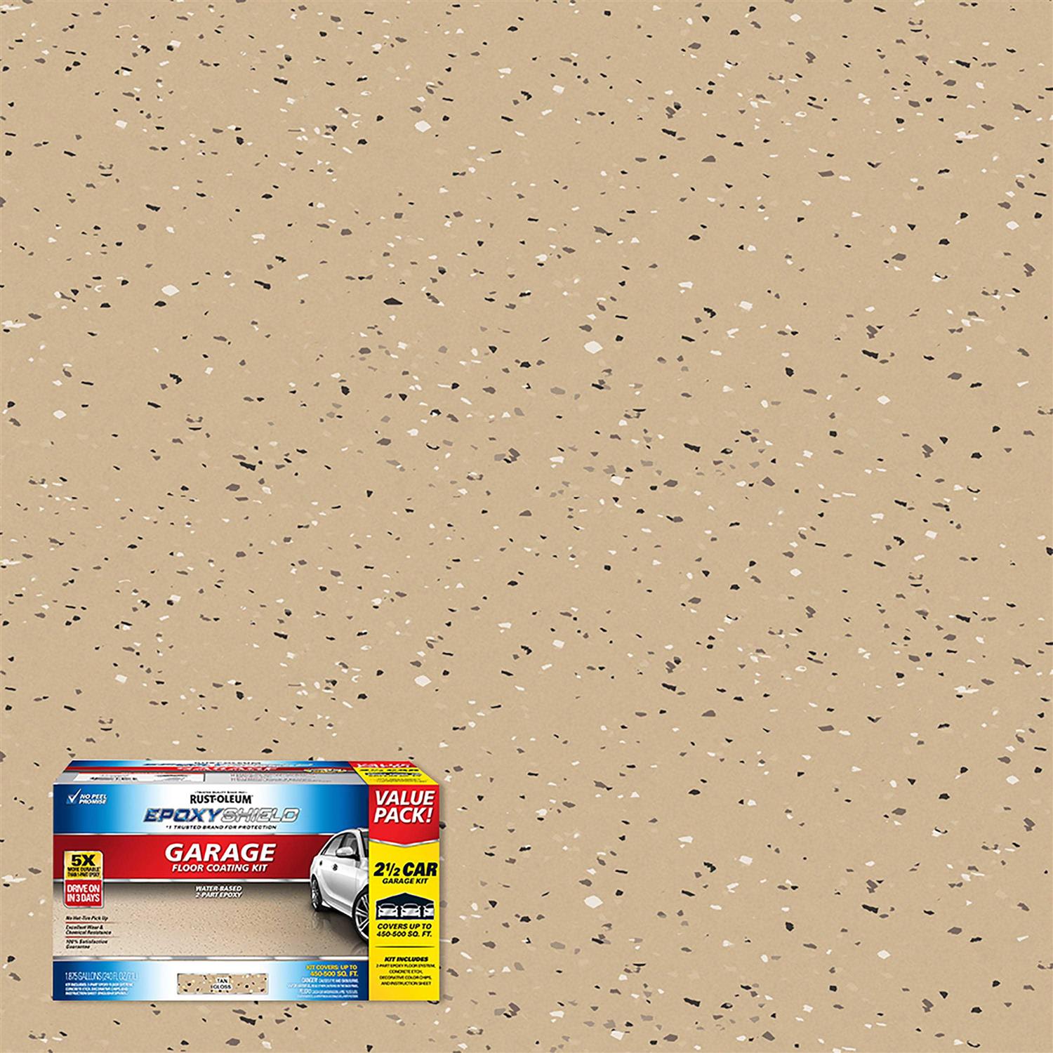 Rust-Oleum EpoxyShield 203007 Basement Floor Coating Kit - Zenithce