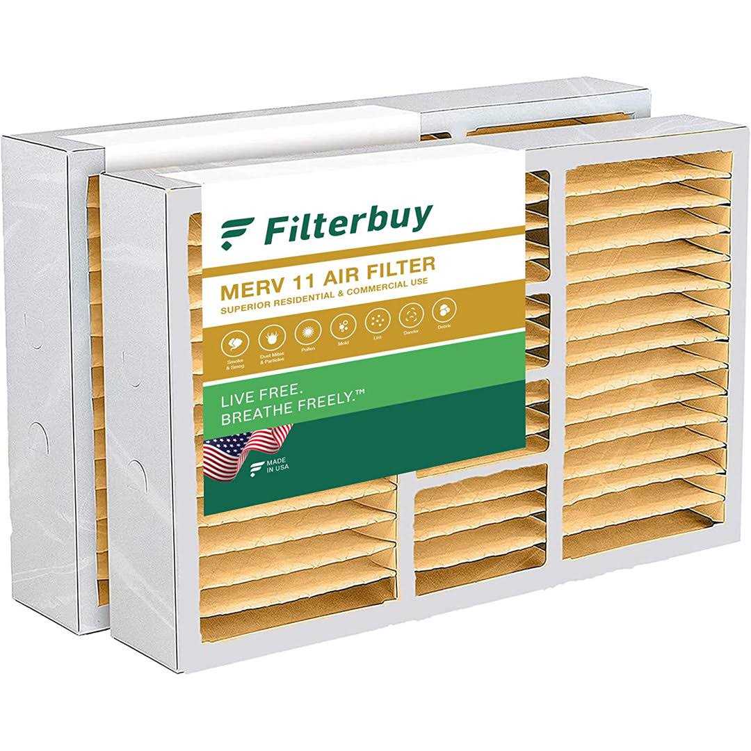 Filterbuy Air Filter MERV 11 Pleated HVAC AC Furnace Filters Replacement - Zenithce