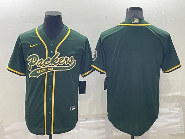 Green Bay Packers Blank Green Stitched Jersey - Zenithce