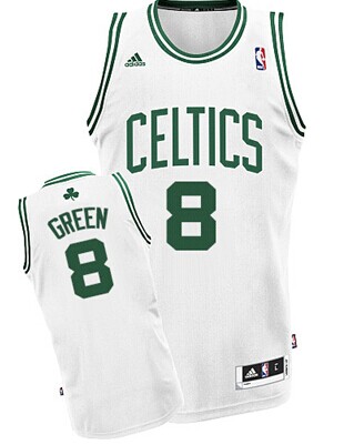 Boston Celtics #8 Jeff Green White Swingman Jersey - Zenithce